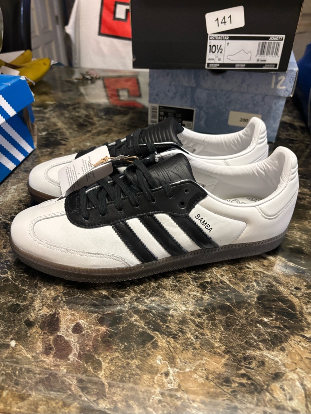 adidas Samba Sneakers - White & Black